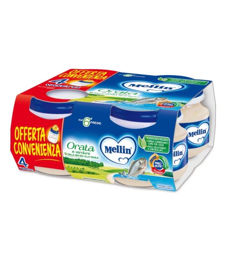 Mellin Omog Orata 4x80g