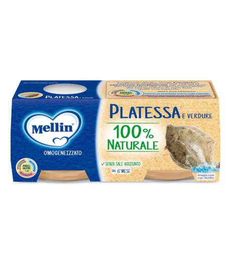 MELLIN OMOG PLATESSA 2X80G