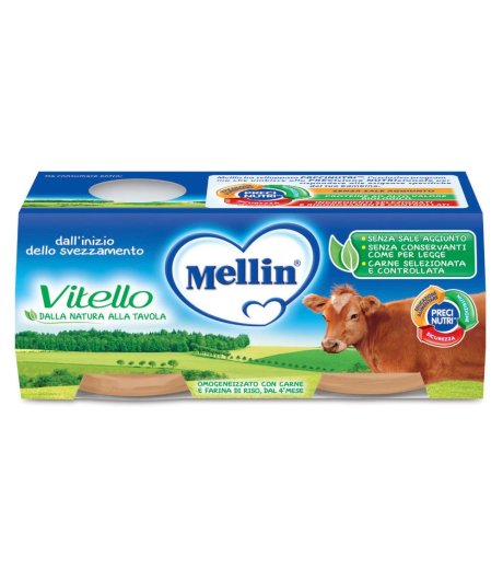 MELLIN OMOG VITELLO 2X80G