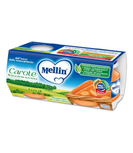 MELLIN OMOG CAROTE 2X80G