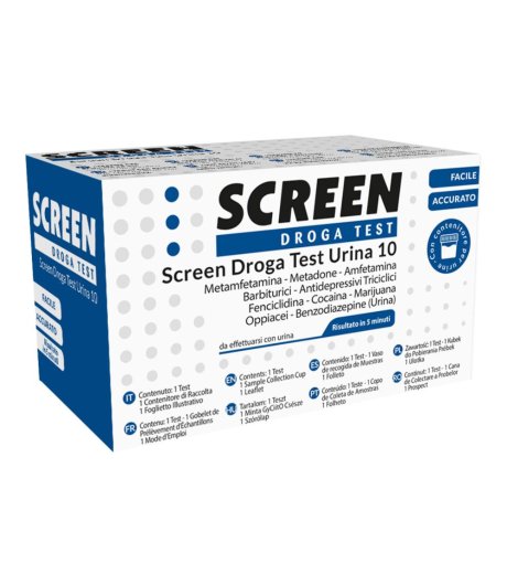 SCREEN DROGA TEST URINA 10