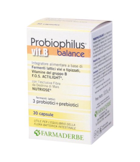 PROBIOPHILUS VITAMINA B 30CPS