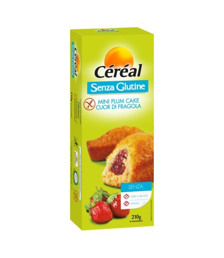 CEREAL MINIPLUM FRAGOLA 210G