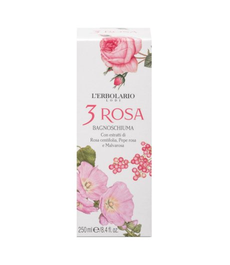 3 ROSA BAGNOSCHIUMA 250ML