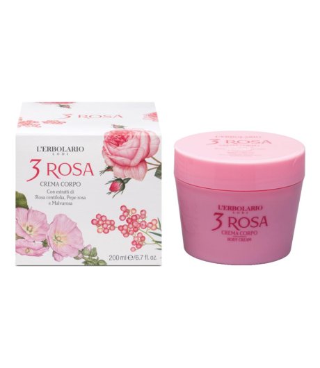 3 ROSA CREMA CORPO 200ML