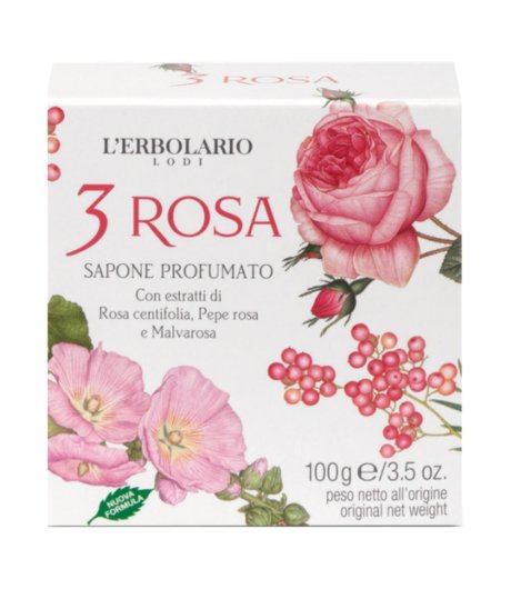 3 ROSA SAPONE 100G