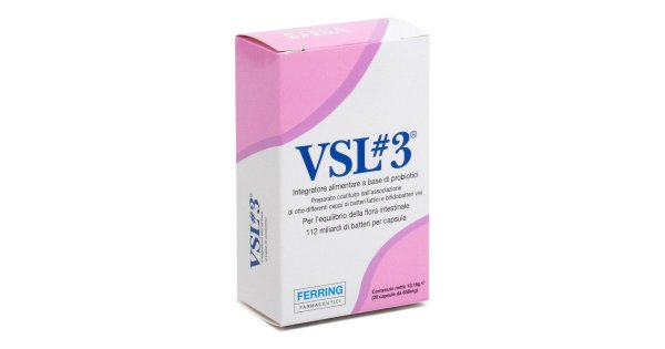 VSL#3 Integratore Probiotico 8 Ceppi 20 Capsule 658 mg