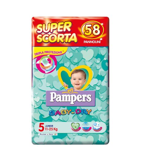 PAMPERS BD SUPERBAG JUNIOR 58