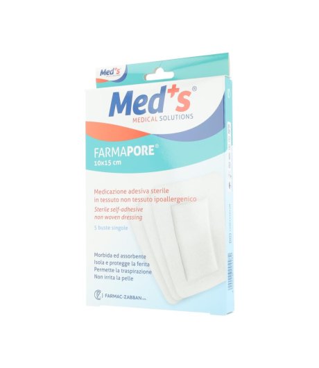 MEDS PORE MEDIC 10X15CM 5PZ