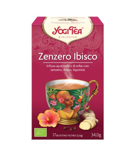 YOGI TEA ZENZERO IBISCO BIO 34