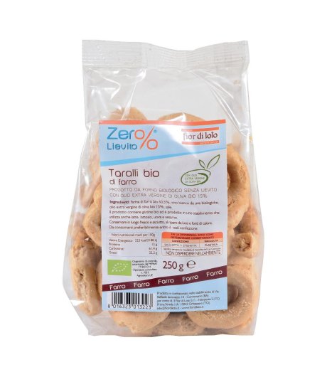 TARALLI FARRO C/OLIO EXTRV BIO