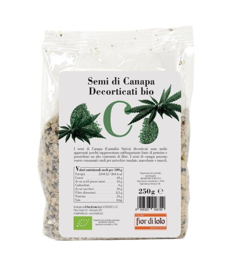 Semi Canapa Decortic Bio 250g