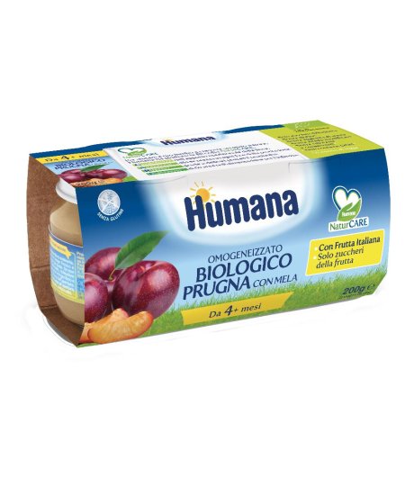 HUMANA OMOG PRUGNA BIO 2X100G