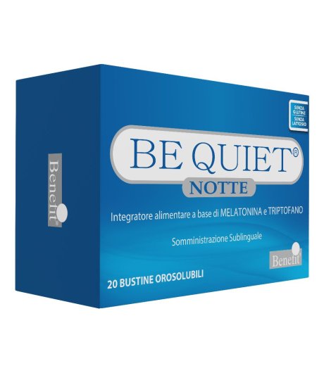 BE QUIET NOTTE 1MG 20BUST 1,3G