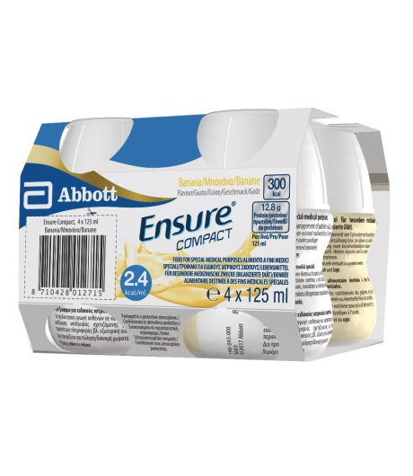 ENSURE COMPACT BANANA 4X125ML