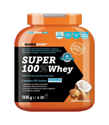 SUPER100% WHEY COCO/ALM 908G