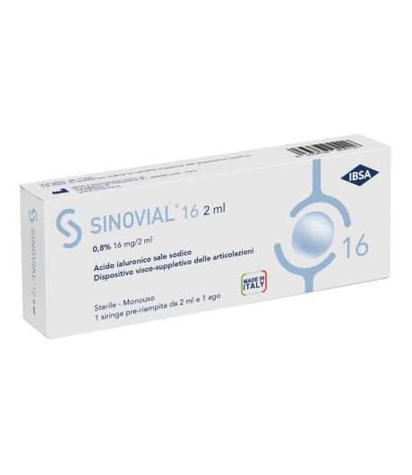 Sinovial 16 Sir 0,8% 2ml 1pz