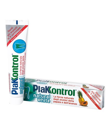 PLAKKONTROL NATURAL WHITE 100G