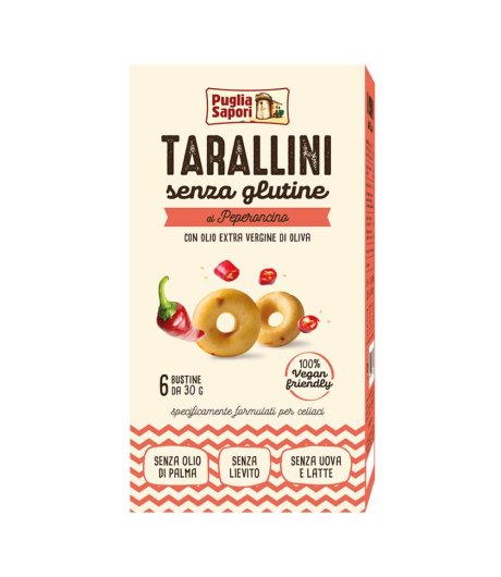 PUGLIA SAP.Tarallini Pep.180g