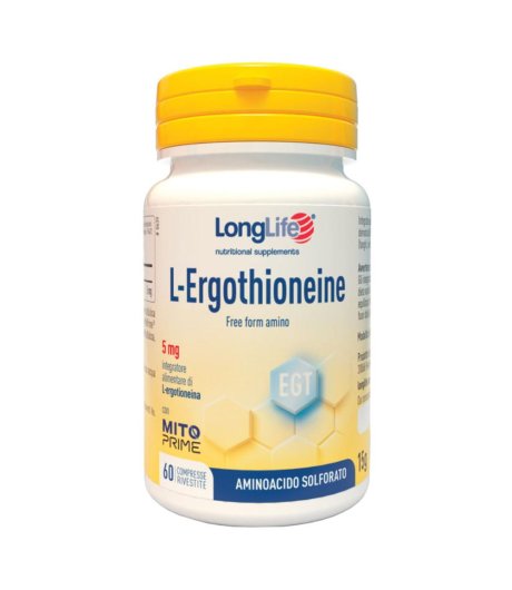 LONGLIFE L-ERGOTHIONEINE 60Cpr
