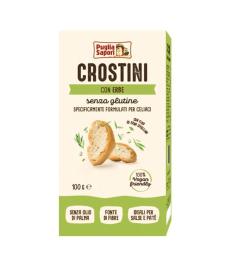 PUGLIA SAP.Crostini Erbe 100g