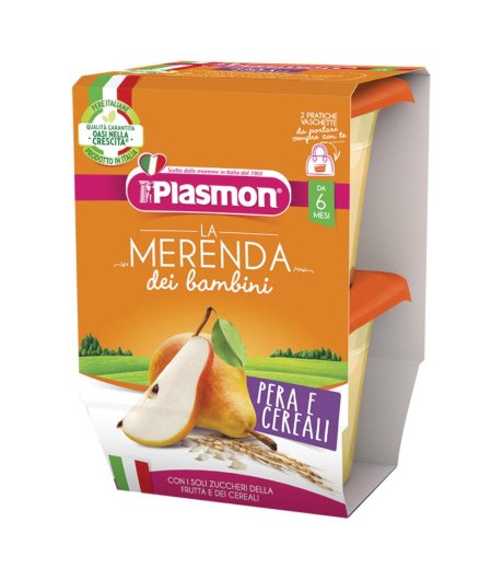 PLASMON Mer.Pera/Cer.2x120g