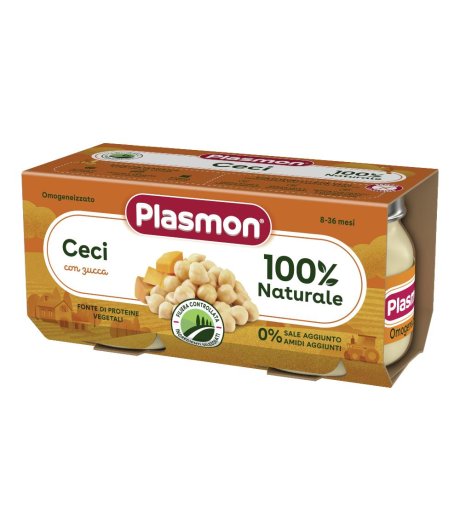 PLASMON OMOG CECI/ZUCCA 2X80G