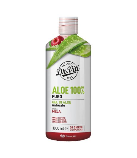 ALOE 100% PURO AROMA MELA 1L (