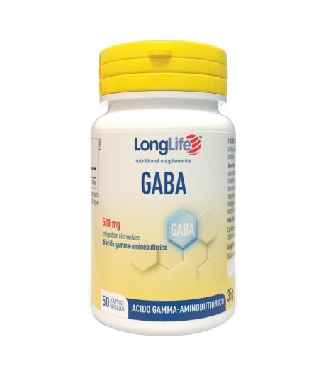 LONGLIFE GABA 500mg 50 Cps