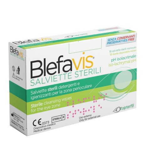 BLEFAVIS SALVIETTE STERILI 18PZ