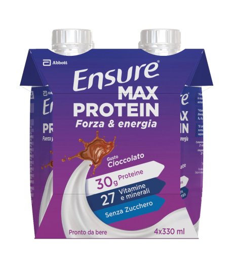 ENSURE MAX PROTEIN CHO 4X330ML