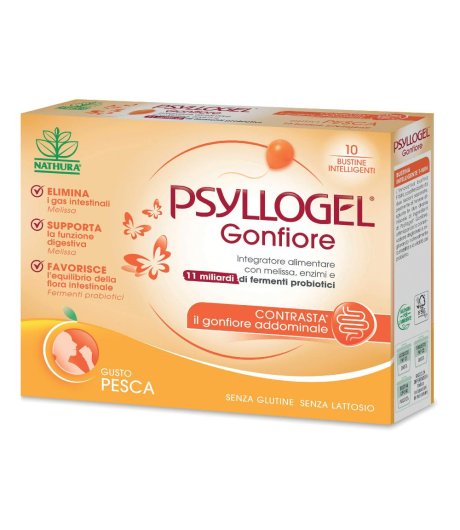 Psyllogel Gonfiore Pesca10bust