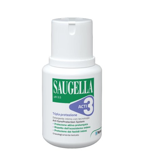 Saugella Acti3 Det Intimo100ml