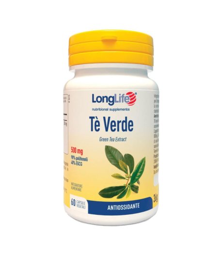 LONGLIFE TE VERDE 60 Cps 500mg