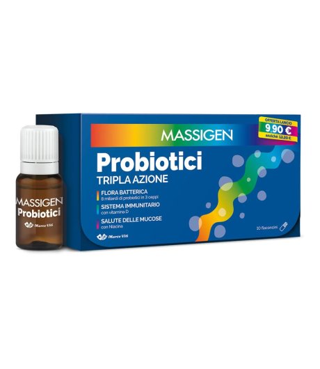 Massigen Probiotici 10flx8ml