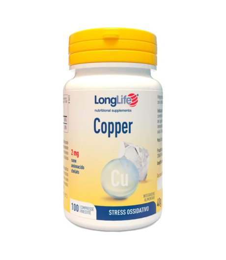 LONGLIFE COPPER 2mg 100 Cpr
