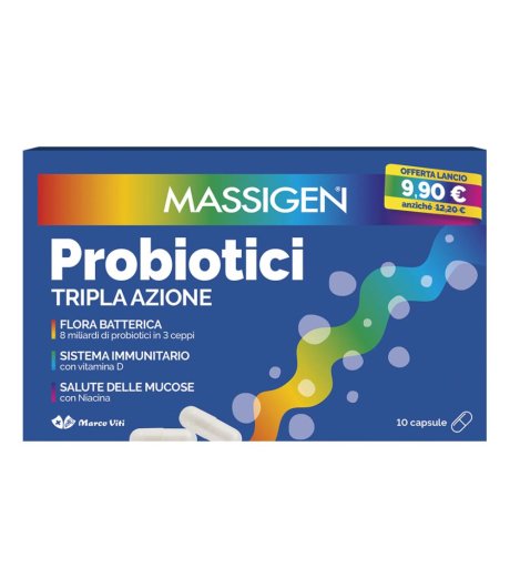 MASSIGEN Probiotici 10Cps