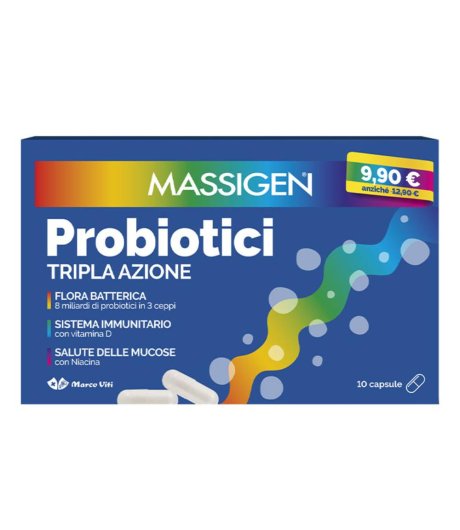 MASSIGEN PROBIOTICI 10CPS 24OS