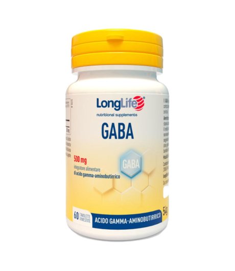 LONGLIFE GABA 500mg 60 Tav. LONGLIFE GABA 500mg 60 Tav.