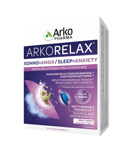 ARKORELAX SONNO&ANSIA 15CPR ARKORELAX SONNO&ANSIA 15CPR