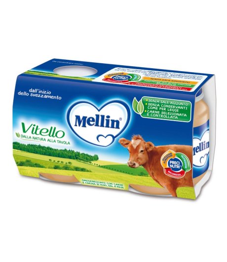 MELLIN-OMO.VITELLO 2X120G