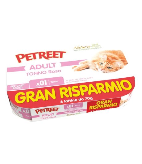 PETREET NATURA TONNO ROSA 70G