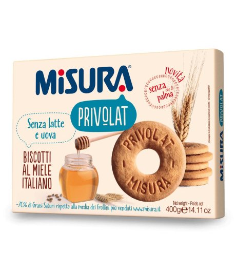 MISURA Bisc.Miele Privolat400g