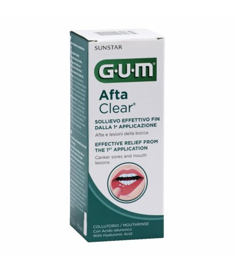 GUM AFTACLEAR RINSE 120ML