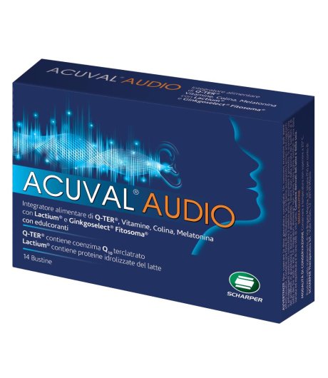 Acuval Audio 14 Bustine Orosolubili - Integratore per l'orecchio