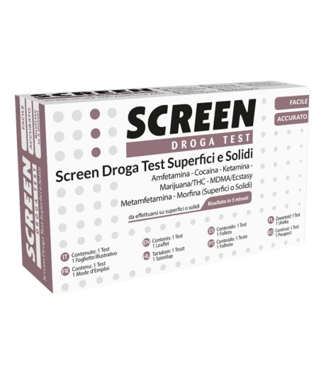 SCREEN DROGA TEST SUP/POLV 1PZ