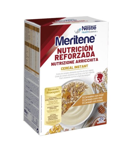 MERITENE 8CEREALI MIELE 2X300G