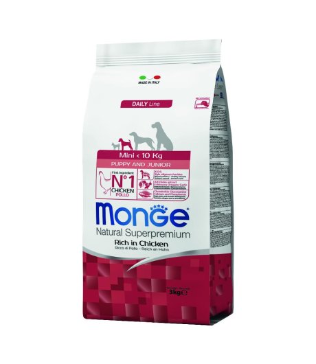 MONGE DOG PUPPY MINI 3 KG.