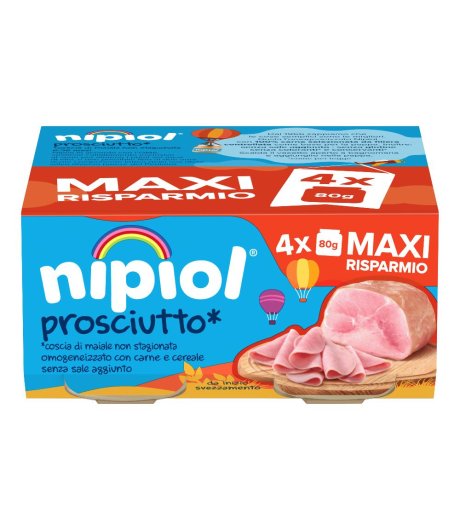 NIPIOL OMOG PROSCIUTTO 4X80G