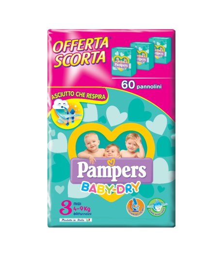 PAMPERS BD DWCT MIDI 60PZ 5809<